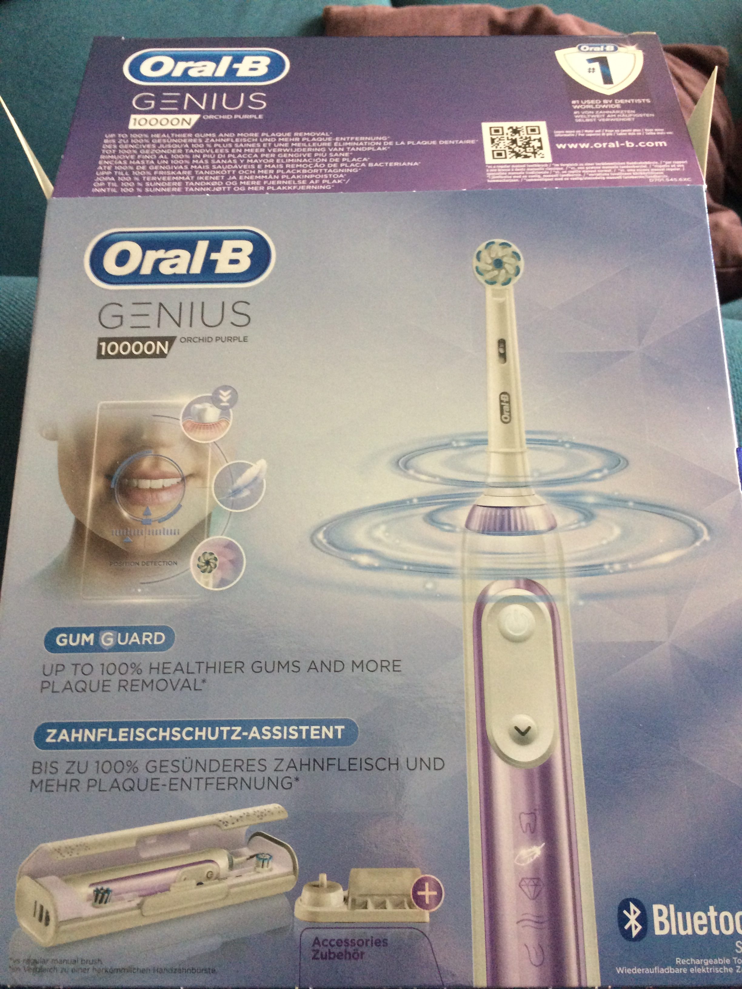Oral-B Genius 10000N Orchid Purple Elektrische Tandenborstel