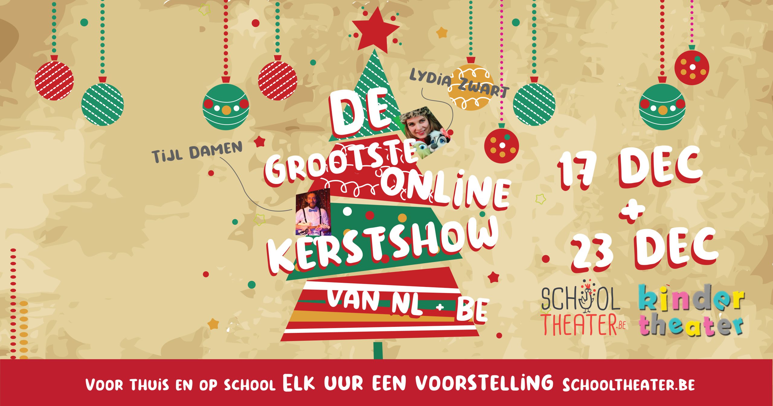 de grootste ONLINE kerstshow van Nederland & België