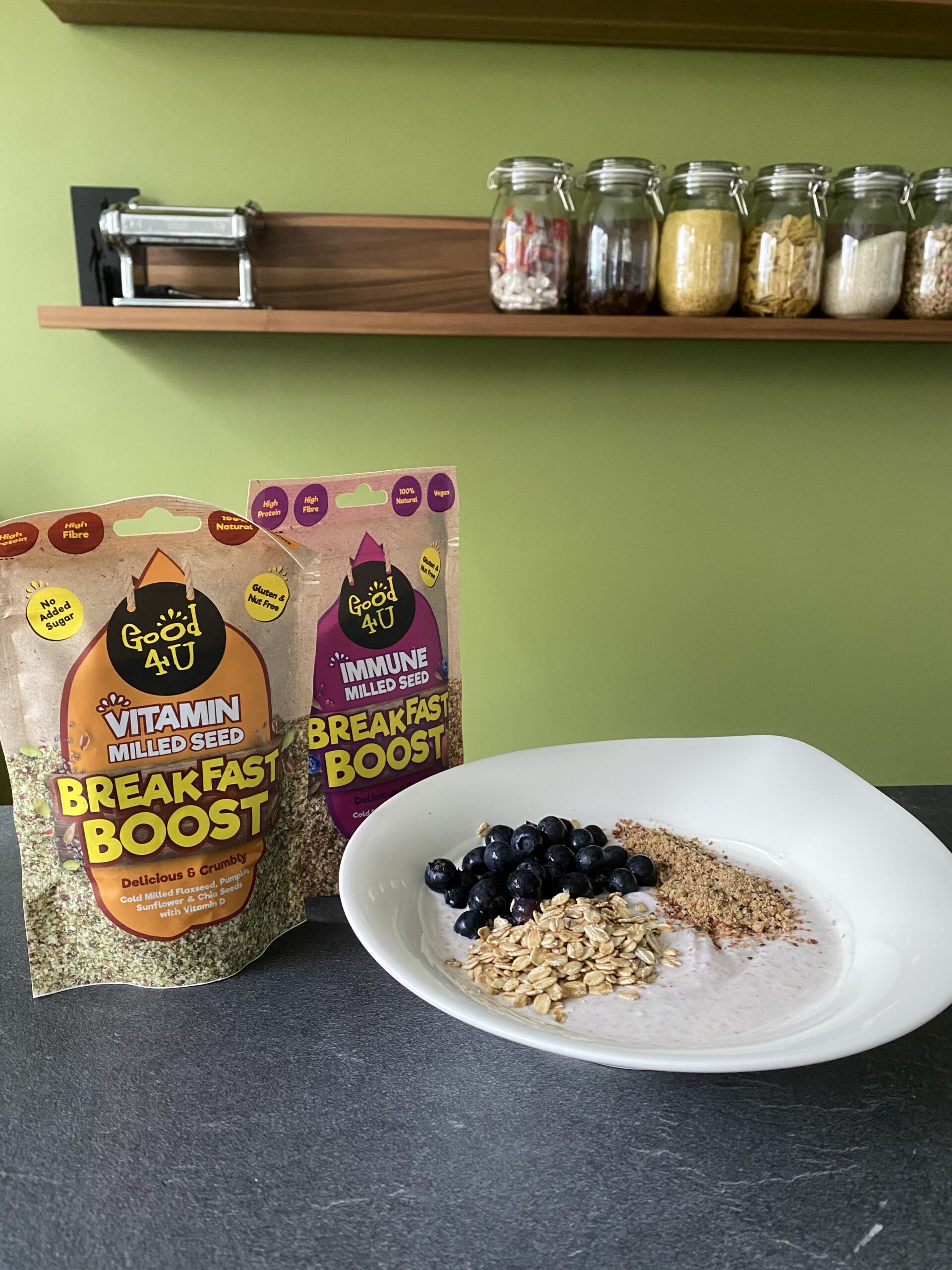 Begin de dag met Good4U Vitamin Milled Seed Breakfast Boost
