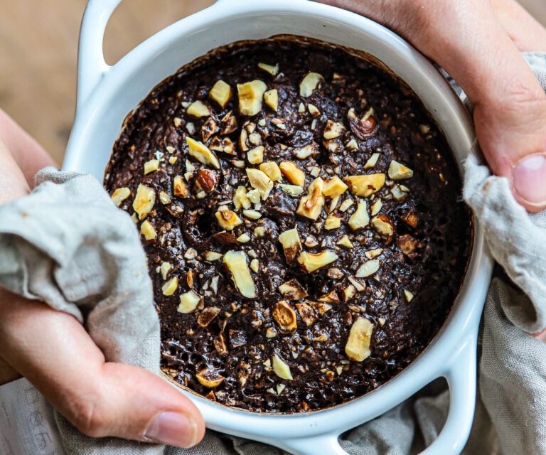 Brownie havermout taartje – Een verantwoord zoet ontbijt of snack