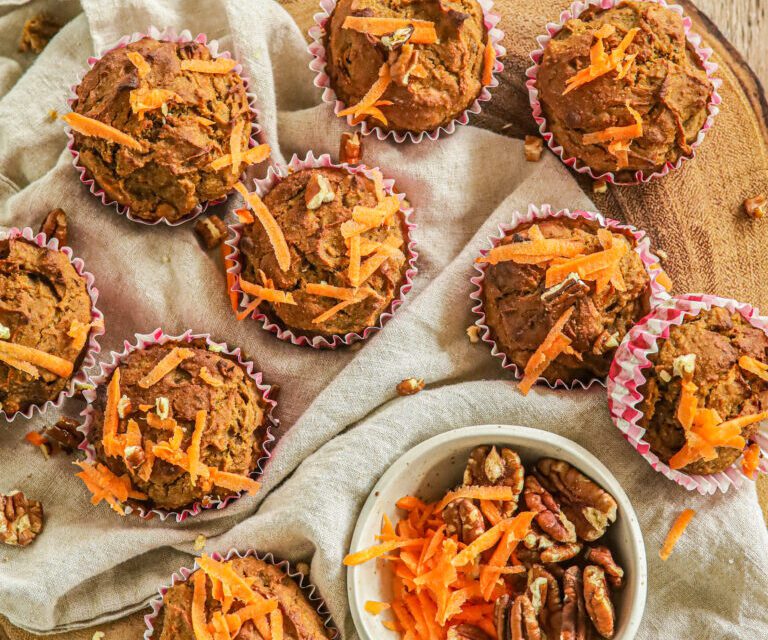 Weekendrecept: Pompoen-wortel muffins – Een herfstige traktatie!