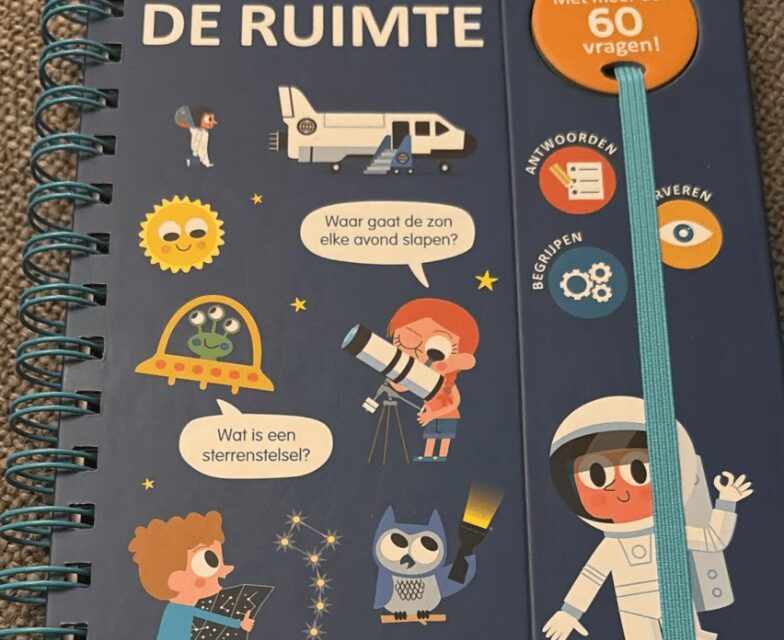 Reis door het heelal met Mijn eerste weetjesboek – de ruimte