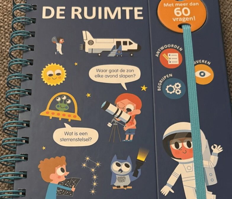 Reis door het heelal met Mijn eerste weetjesboek – de ruimte